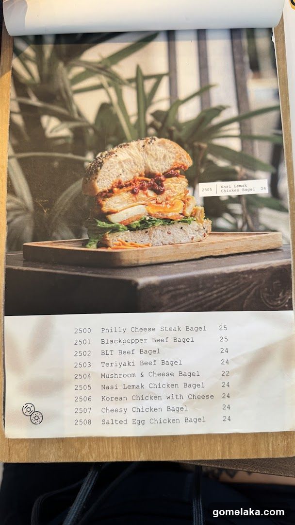Bagel Menu