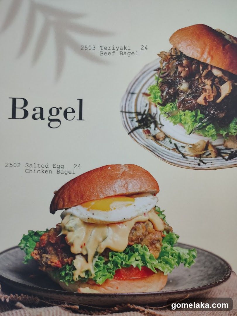 Bagel Menu