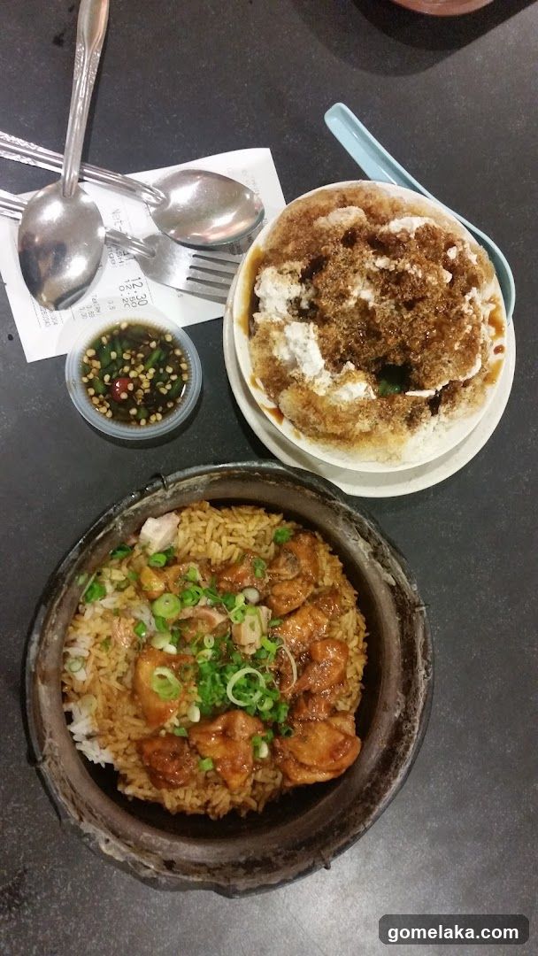 Food Items on Table