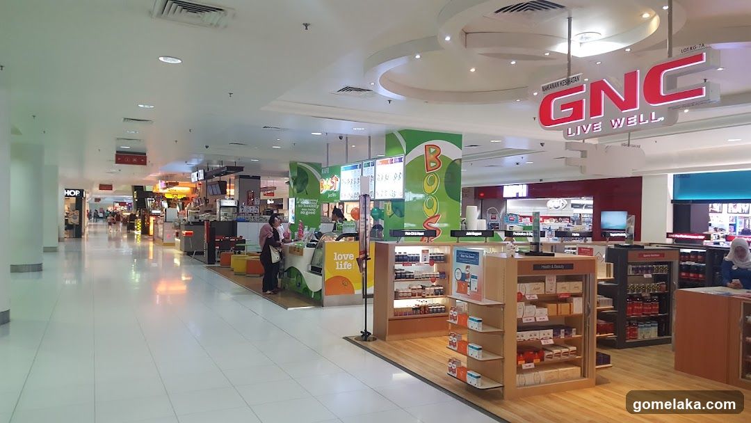 Interior of shopping mall
