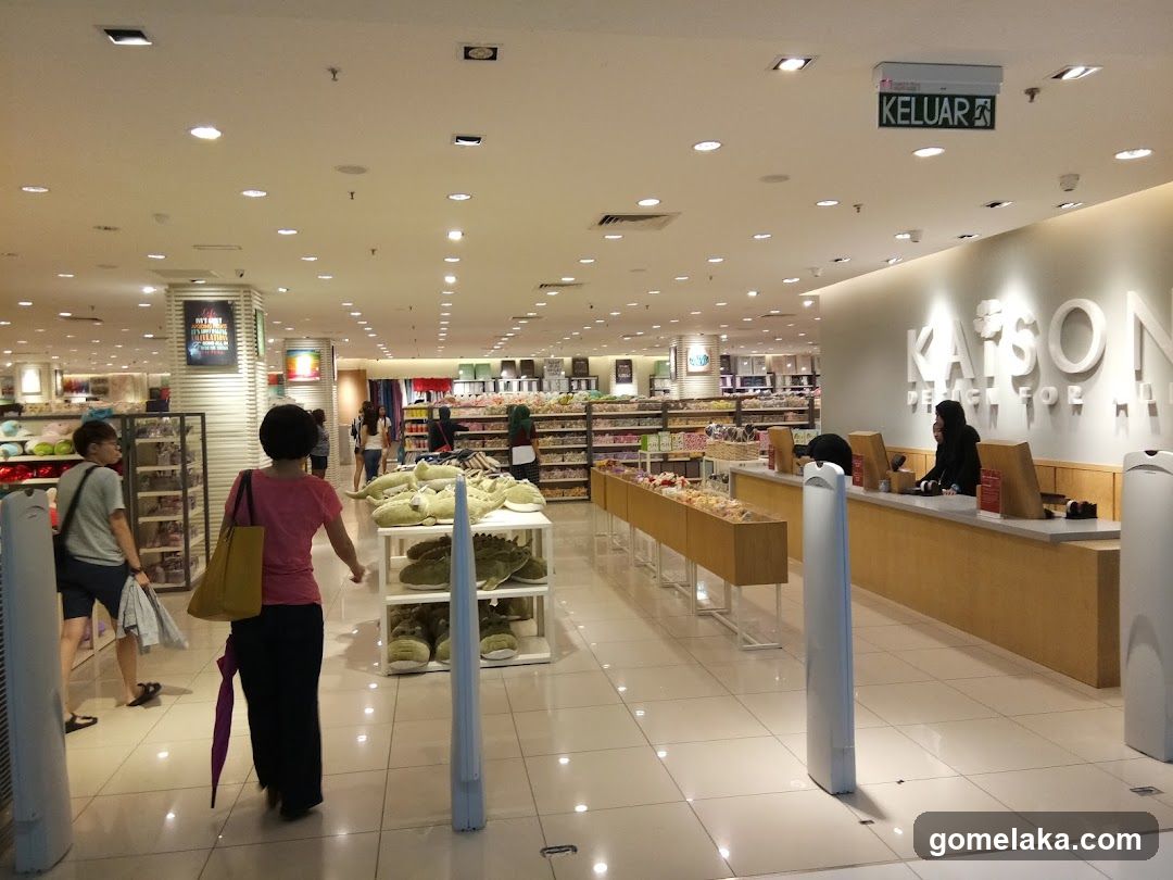 Interior of a retail store