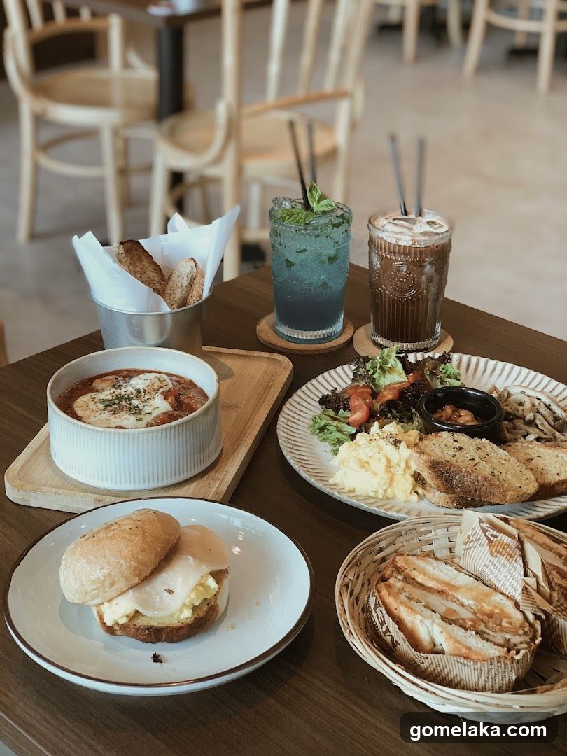Table with Food and Drinks