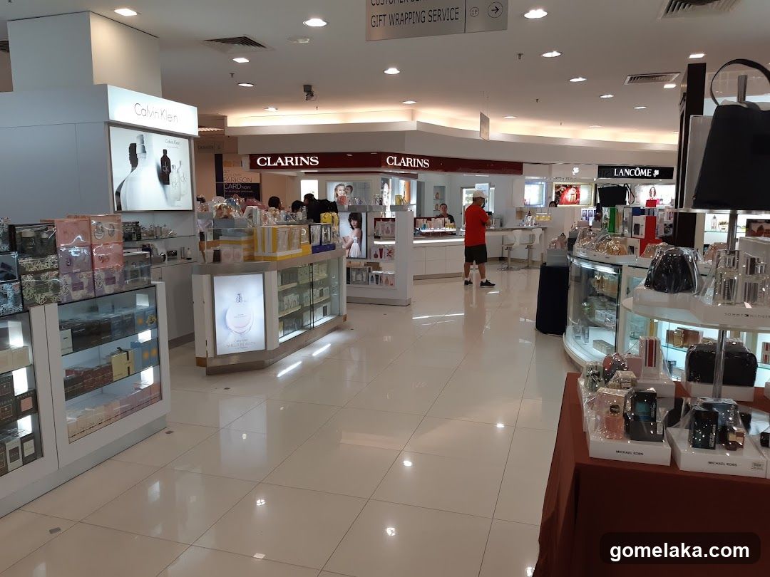 Interior of a cosmetics and beauty store
