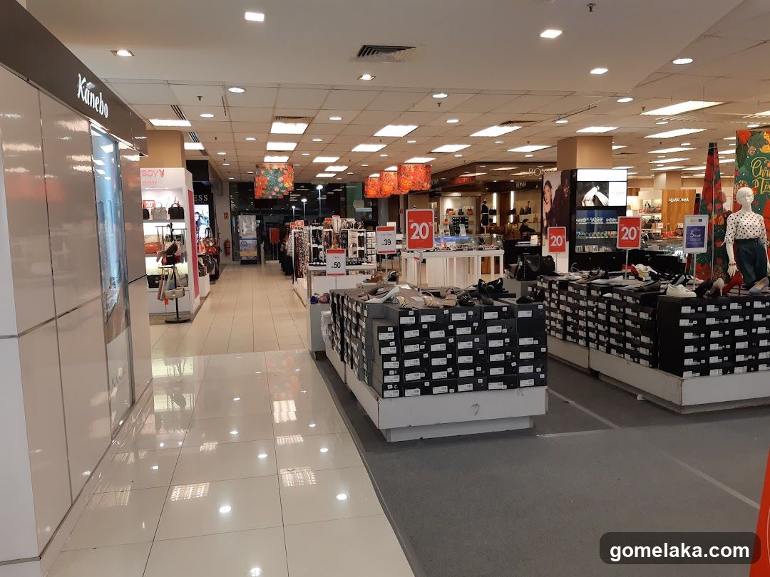Interior of a retail store