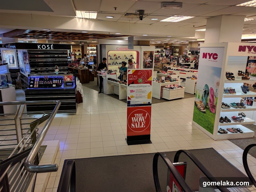 Interior of a retail store