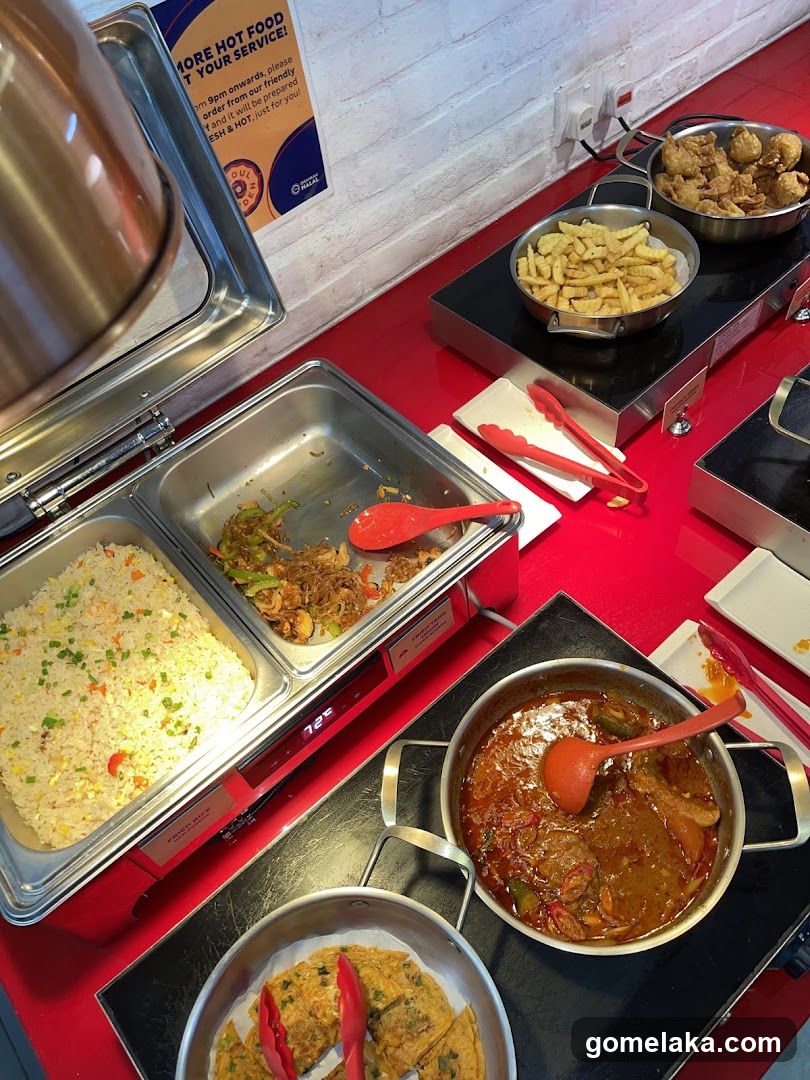 Restaurant buffet interior