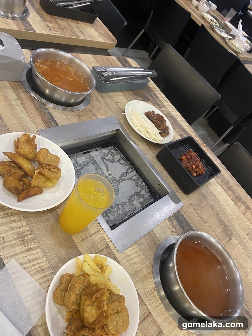 Restaurant Interior Table View