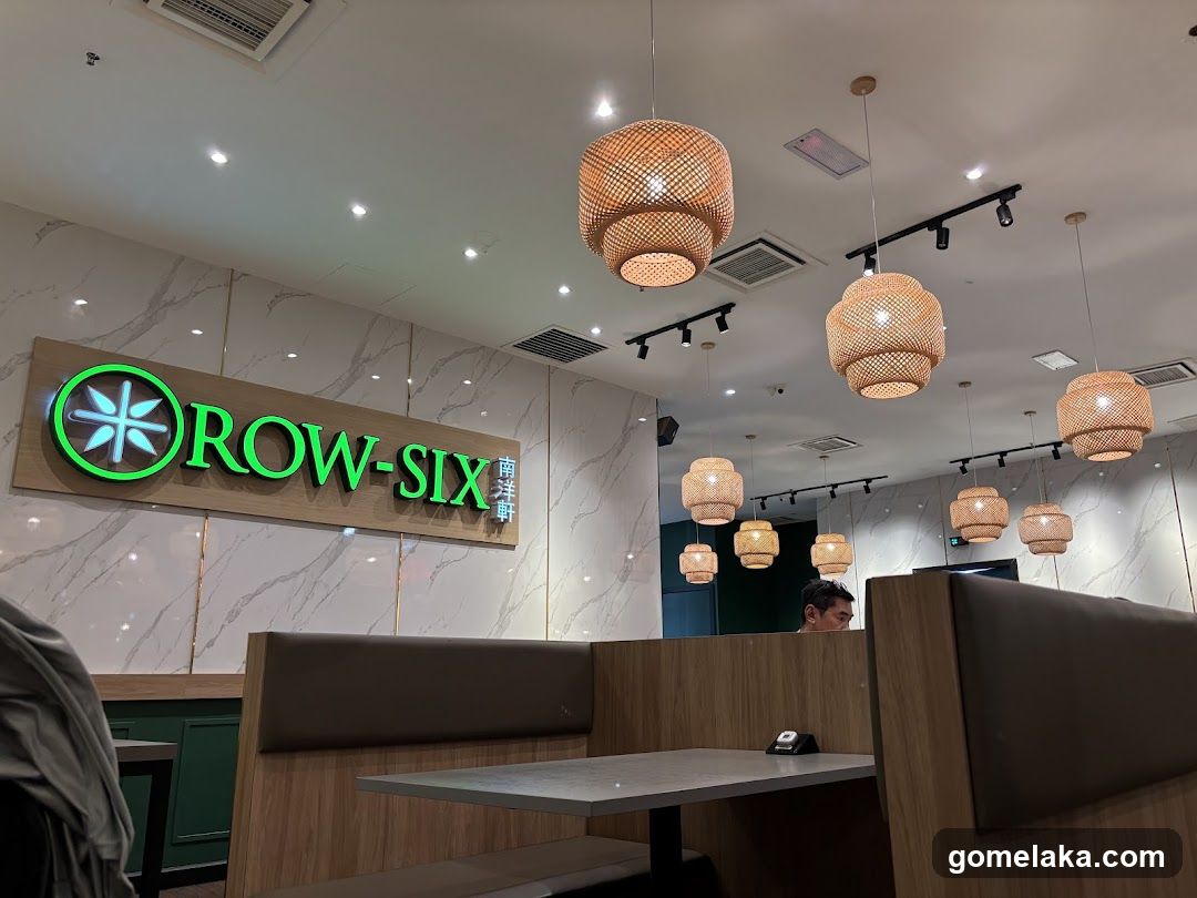Interior of ROW-SIX restaurant
