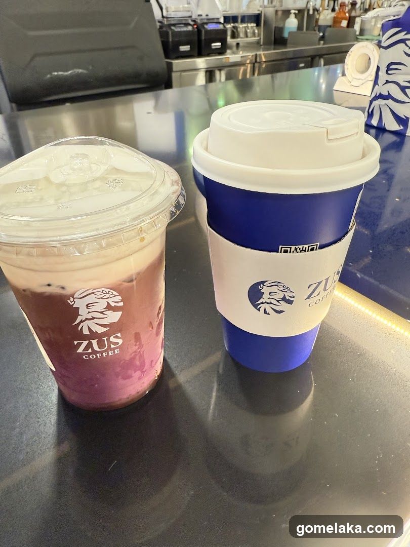 ZUS Coffee beverages