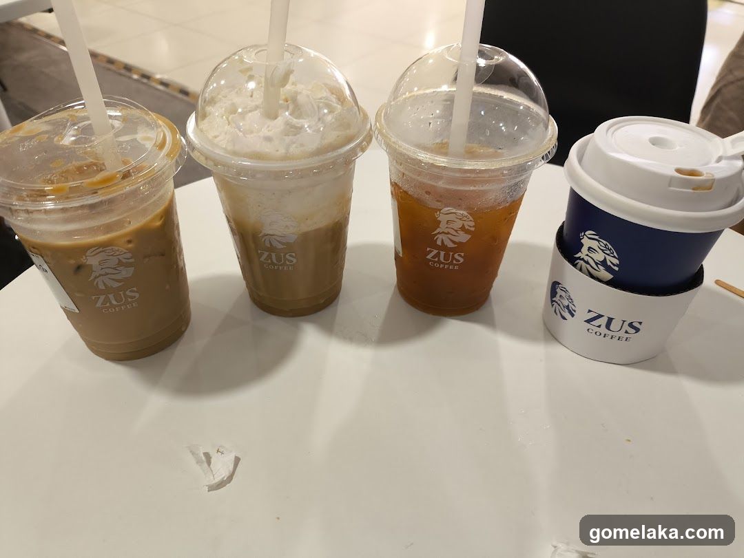 ZUS Coffee beverages
