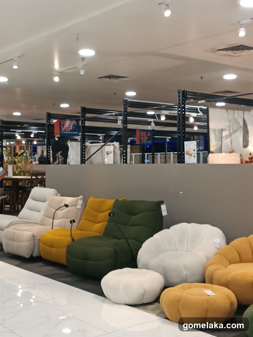 Interior furniture showroom