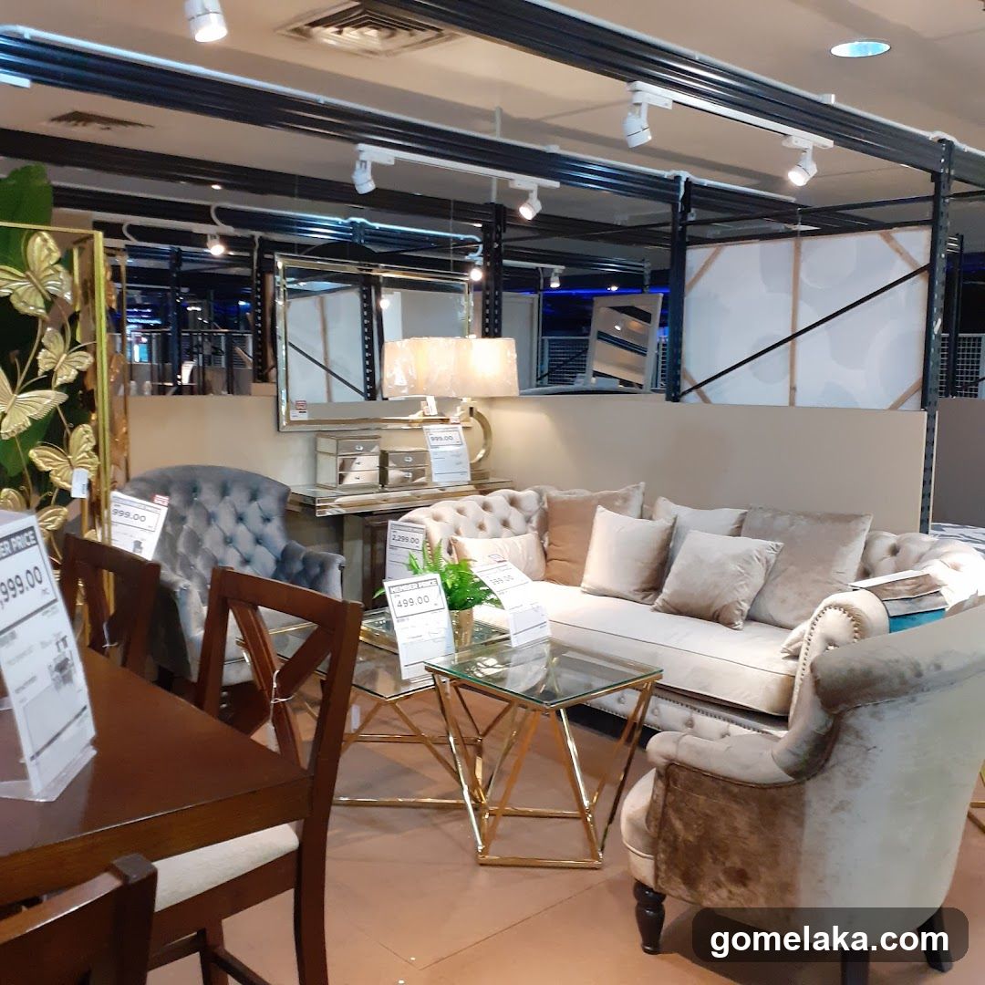Interior showroom display