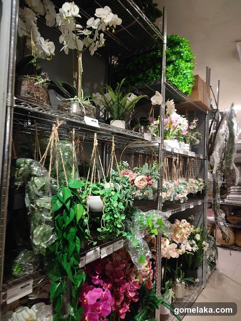 Interior Floral Shop Display