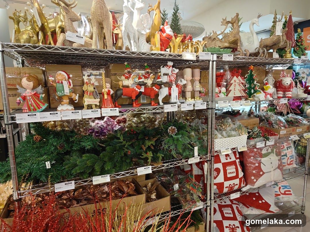 Christmas Decorations Store Interior