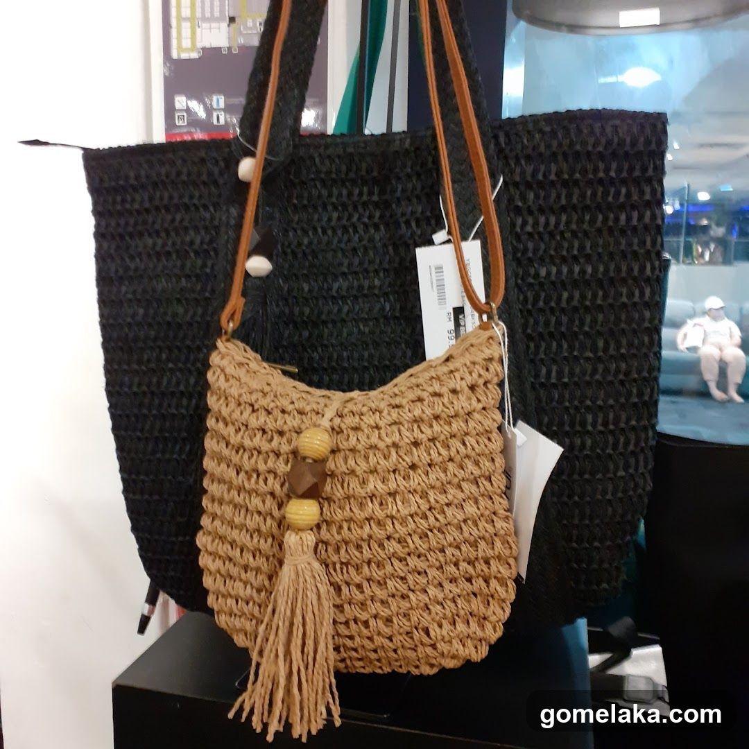 Crochet Handbags Display