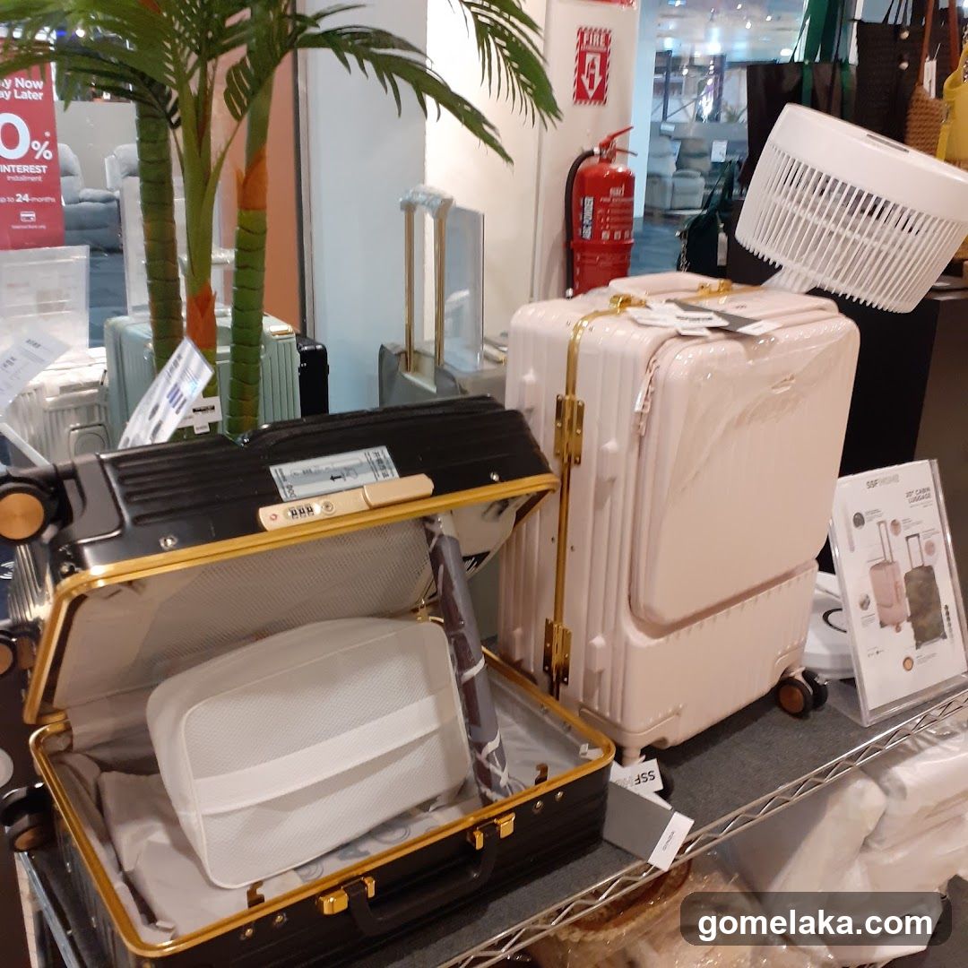 Luggage Display in Store