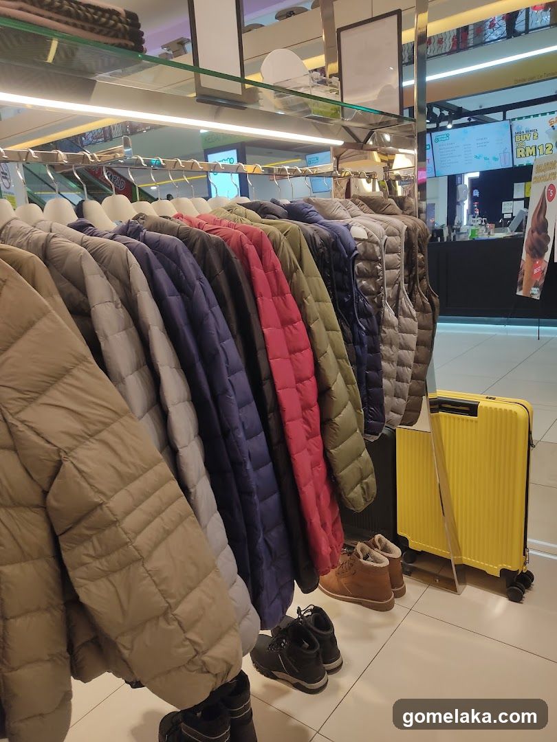 Retail Interior with Apparel and Luggage