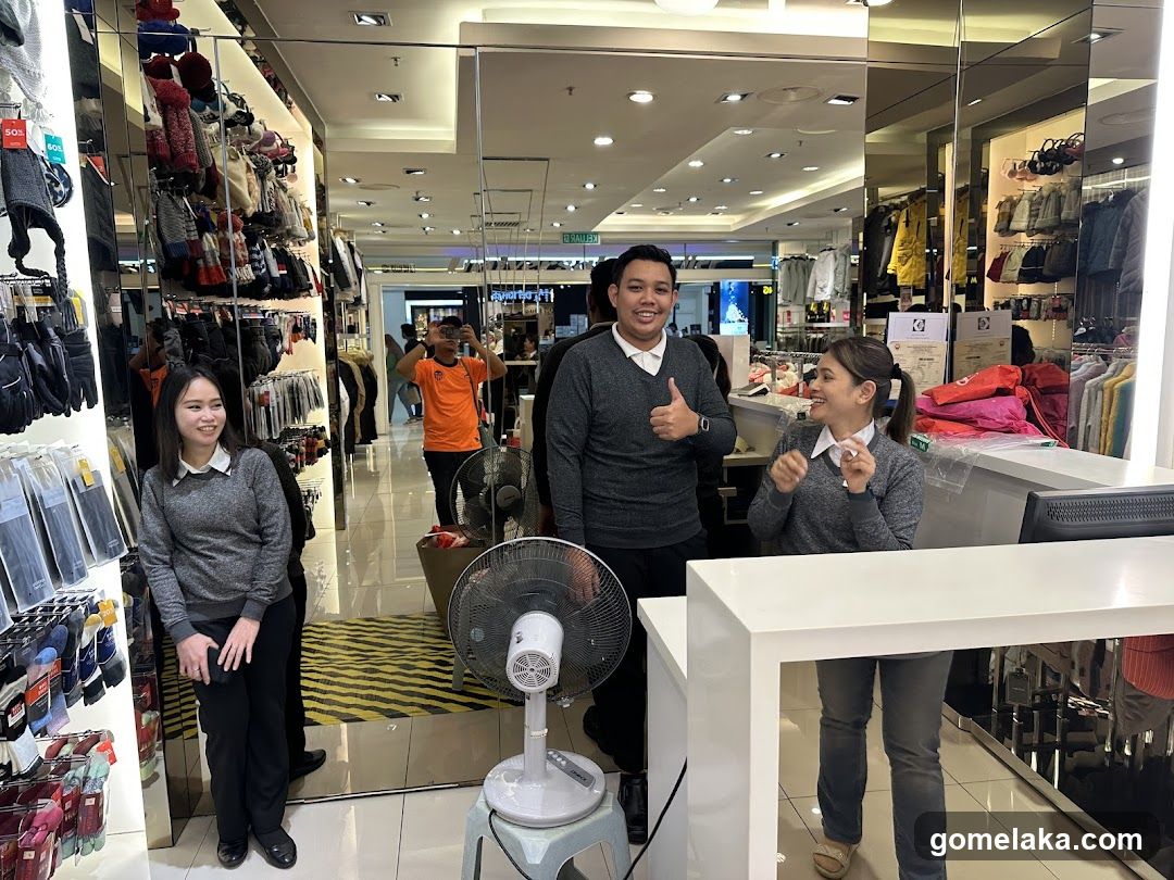 Store Interior with Staff and Merchandise