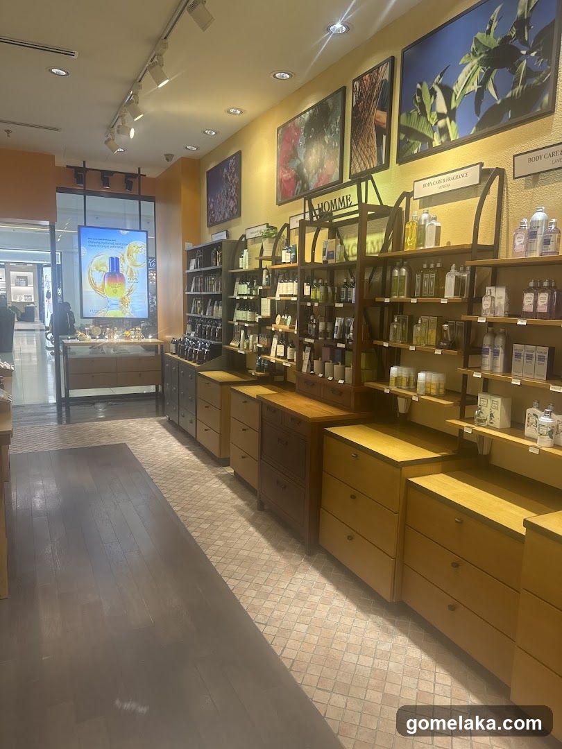 Interior of a retail store