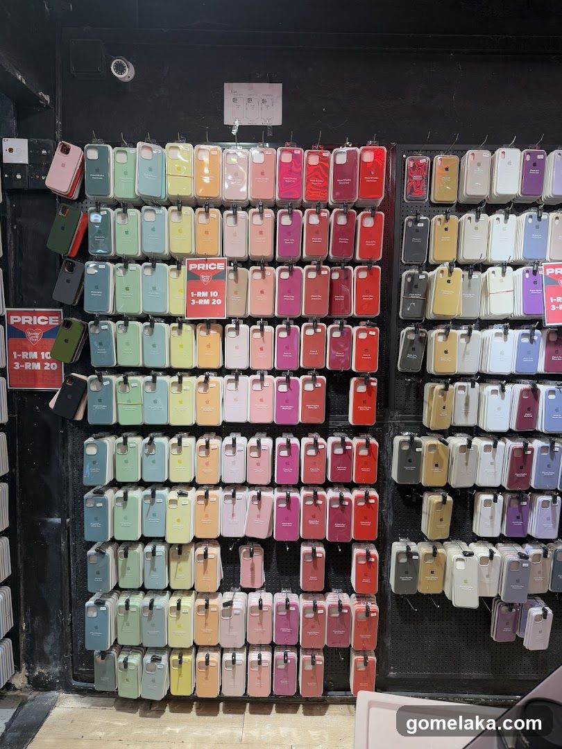 Phone Case Display Wall