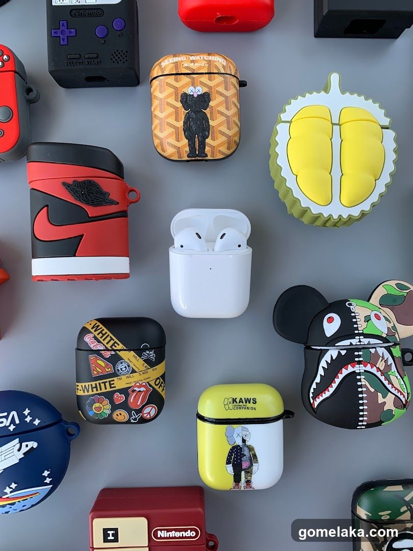 AirPods Cases and Gaming Accessories Display