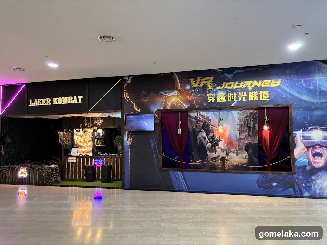 VR and Laser Kombat Experience Area