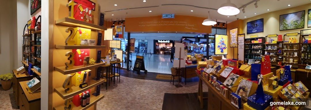 Interior of a retail store