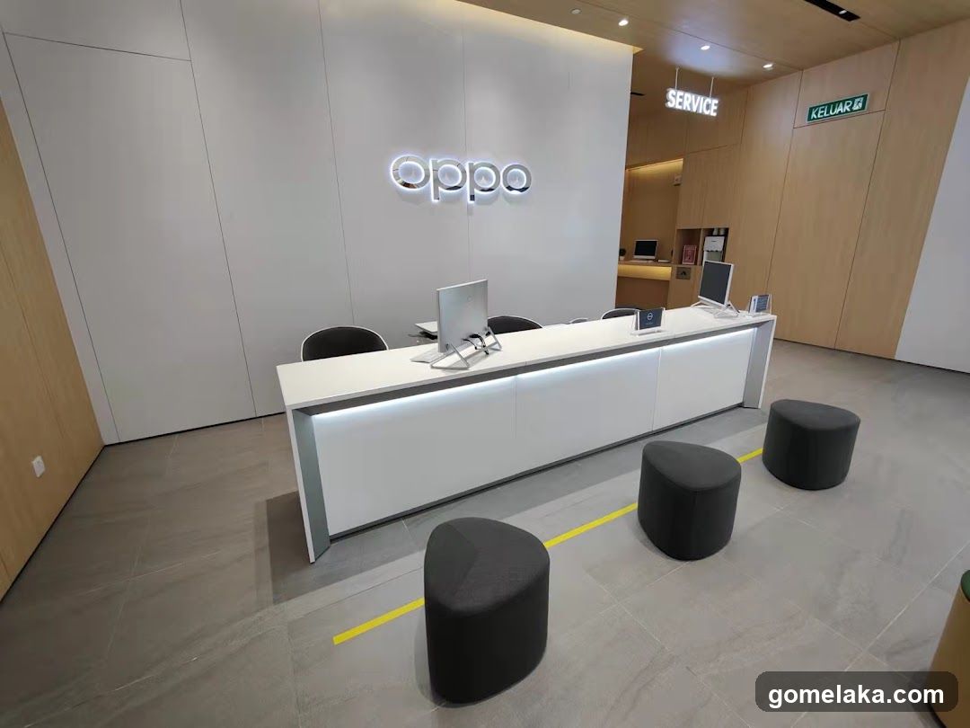 Oppo Service Center Interior