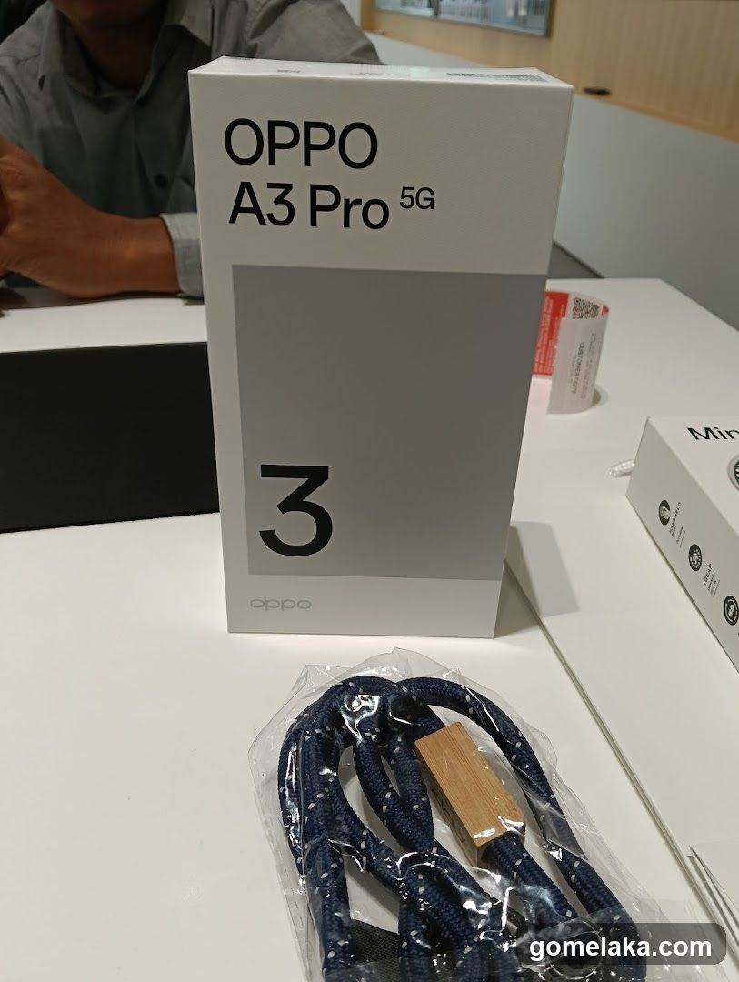 OPPO A3 Pro 5G Box and Accessories