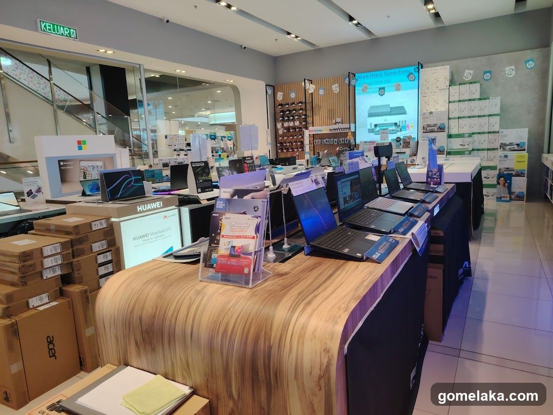 Electronics Store Interior