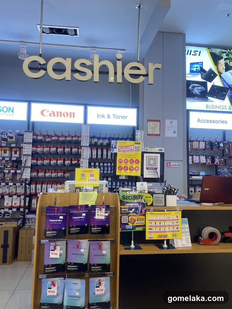 Store Interior Cashier Area