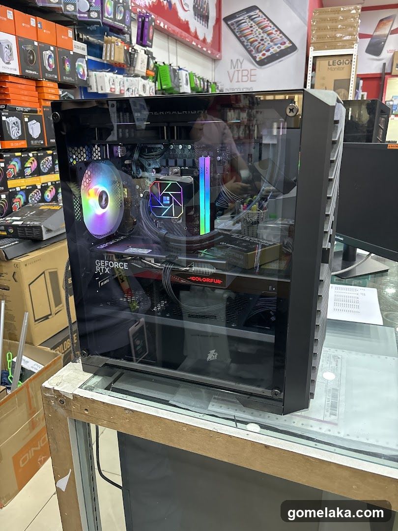 Computer Display in Retail Store