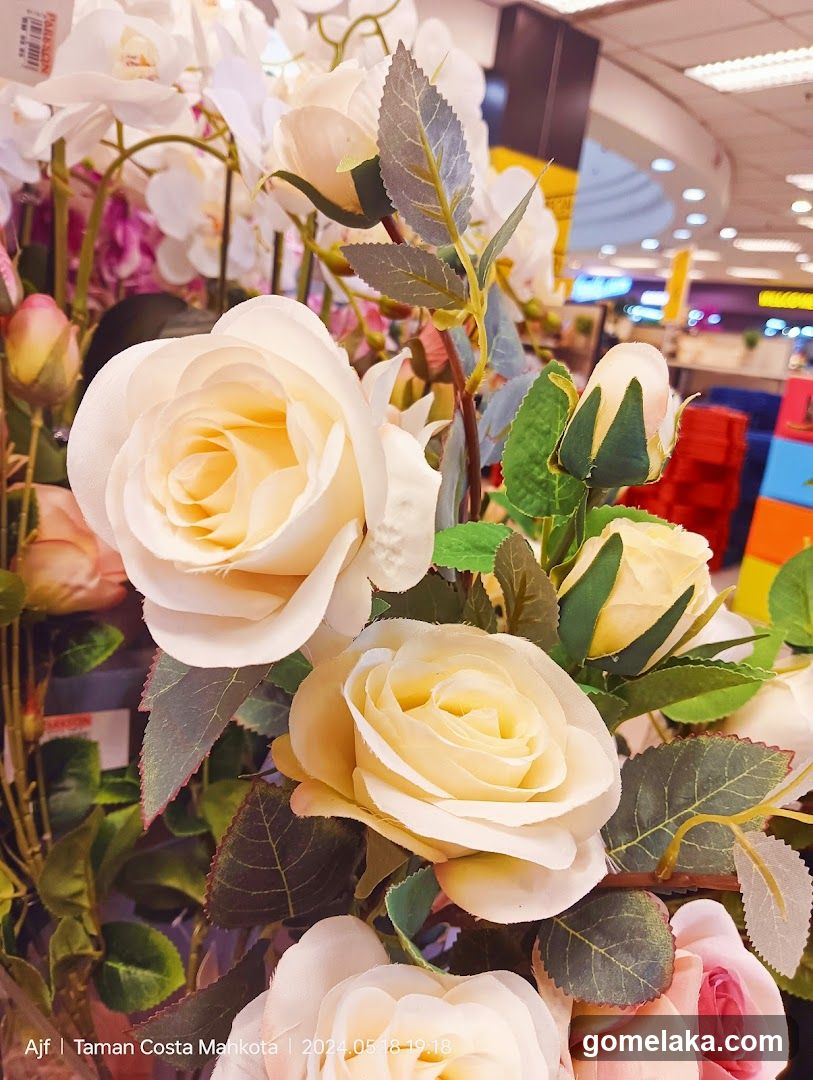 Floral Display in Retail Store