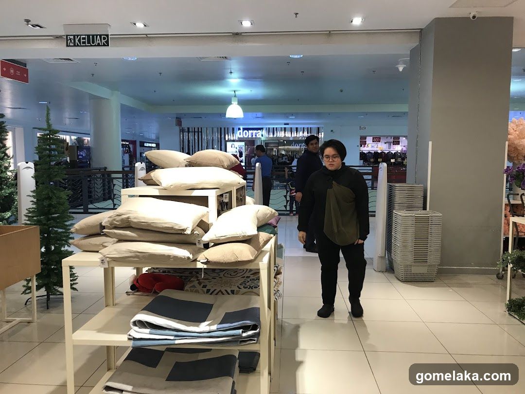 Interior of a retail store