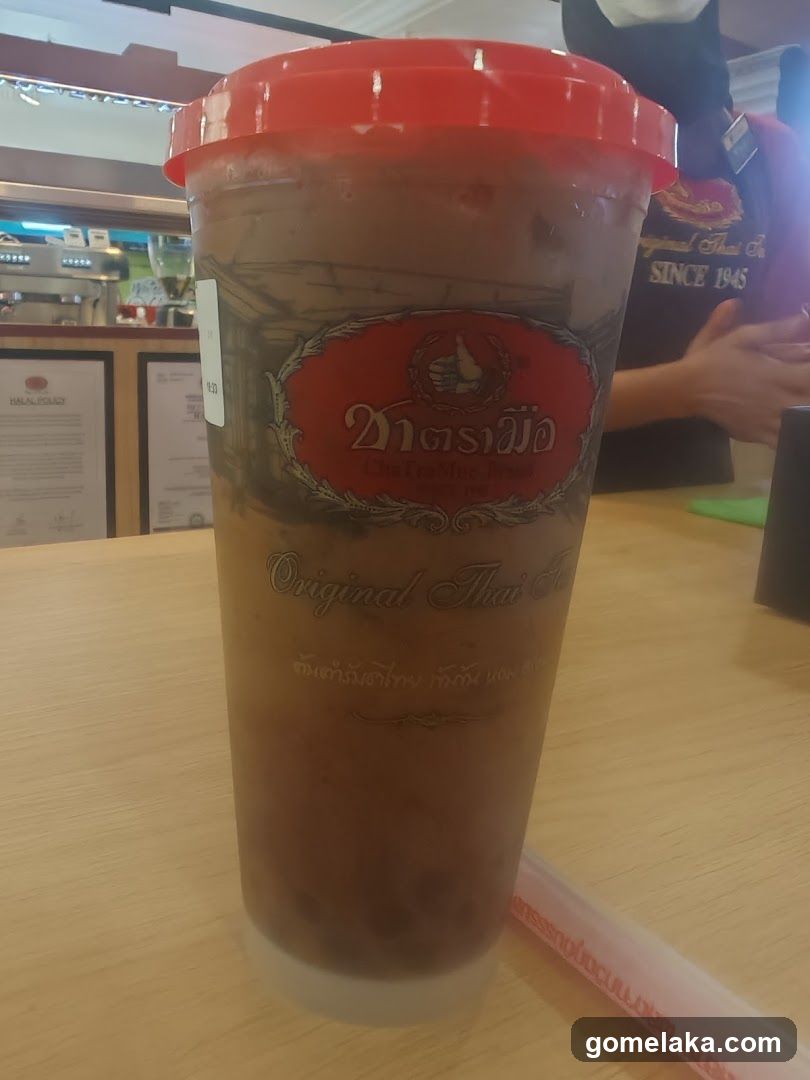 Thai beverage in cup