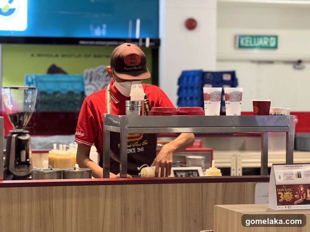 Staff at counter