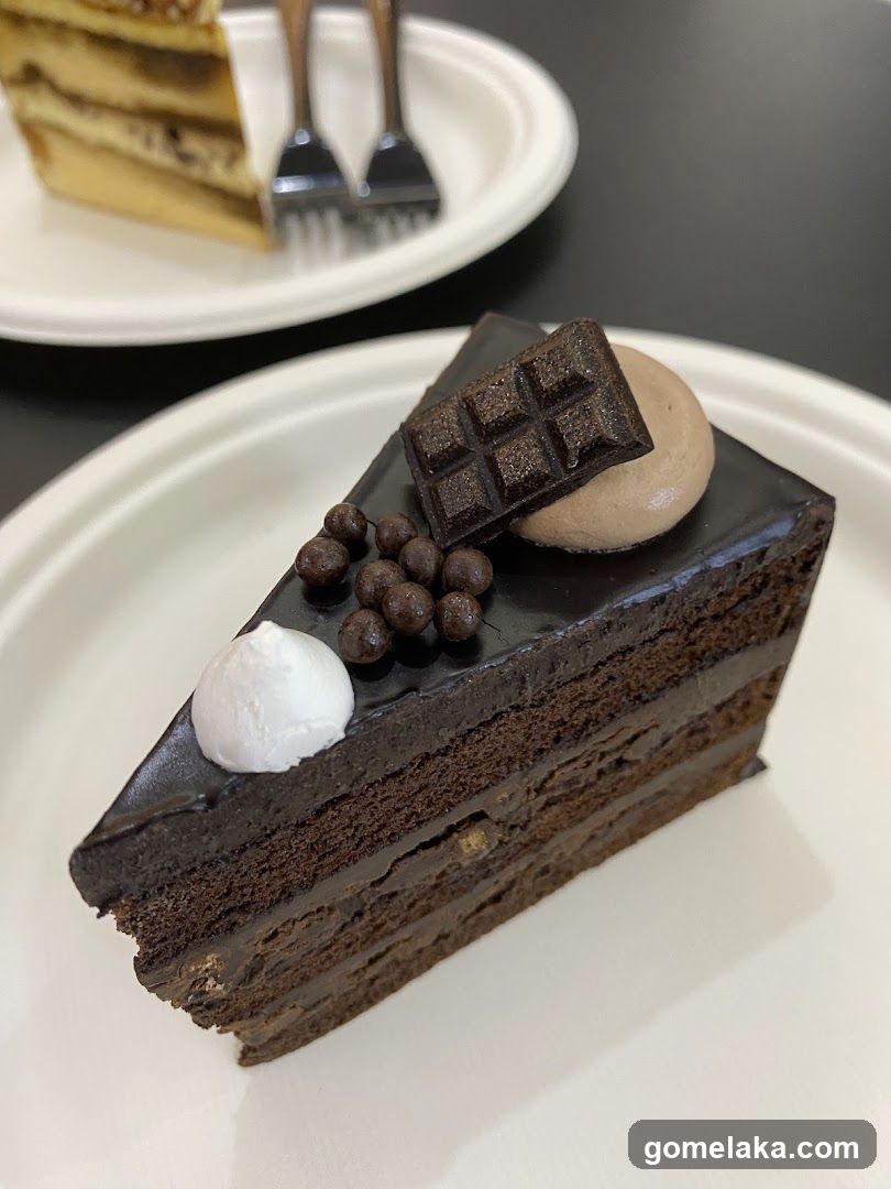 Chocolate Cake Slice