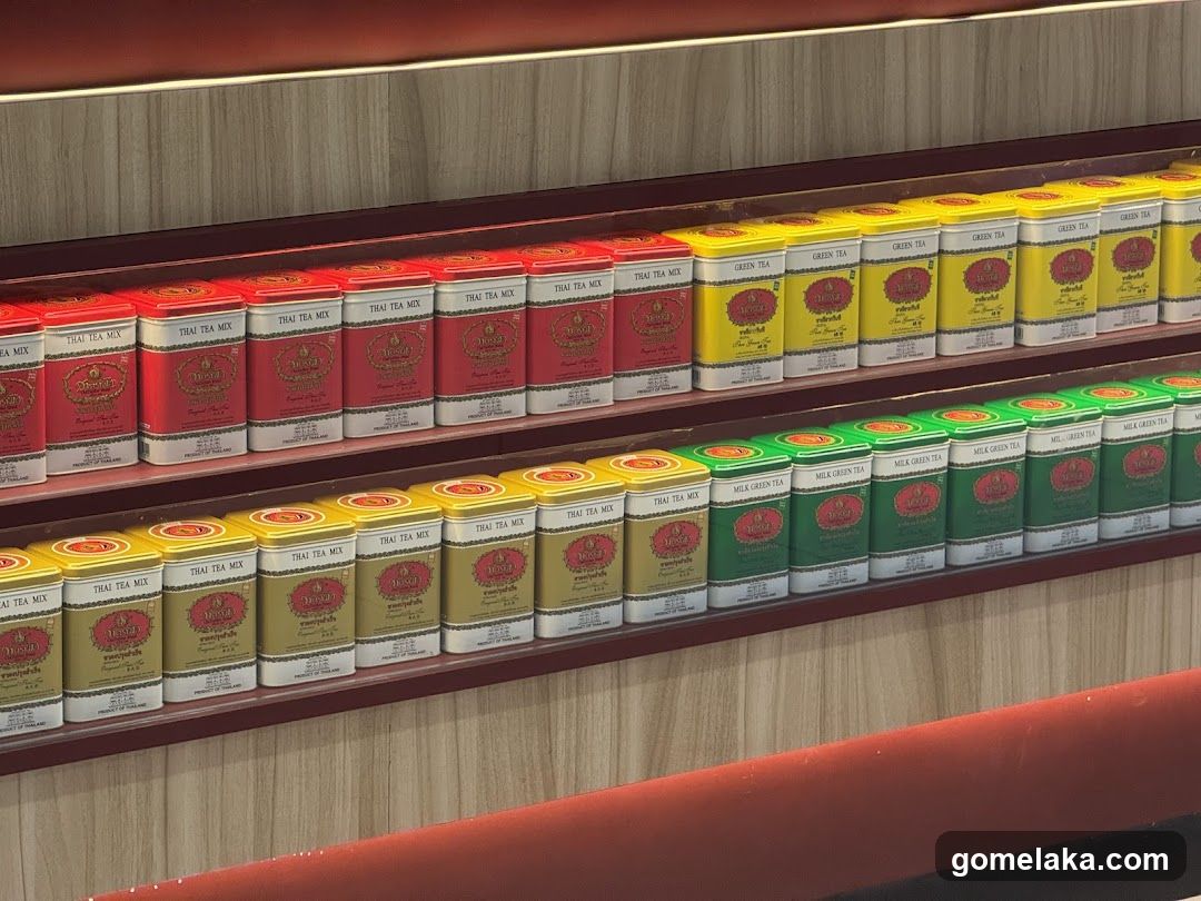 Tea product display