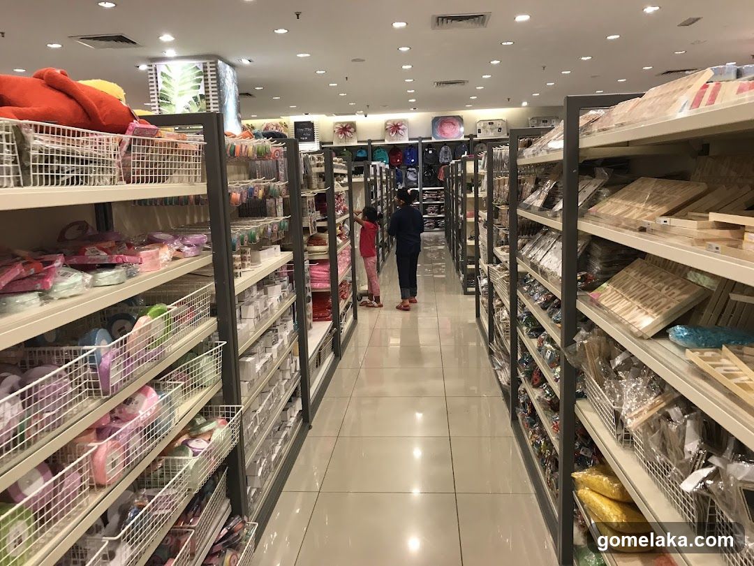 Interior of a retail store