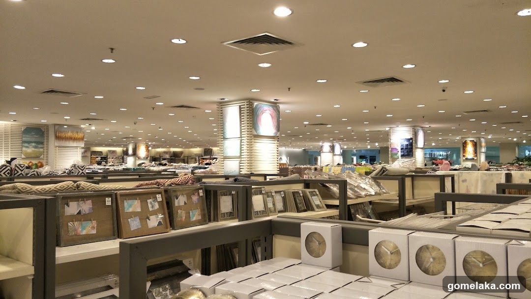 Interior of a retail store