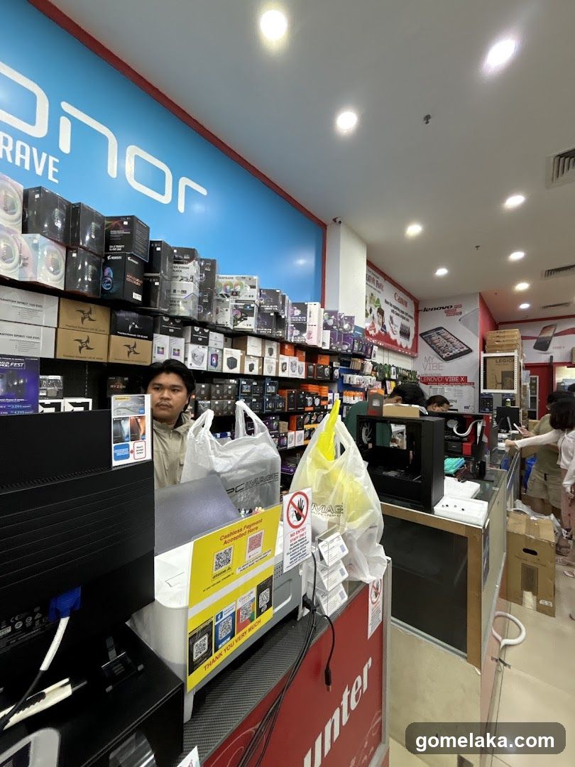 Electronics Store Interior