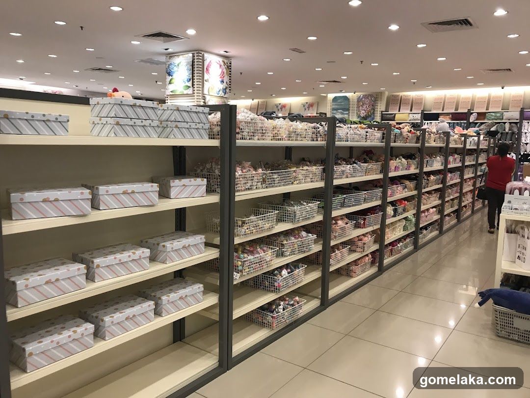 Interior of retail store