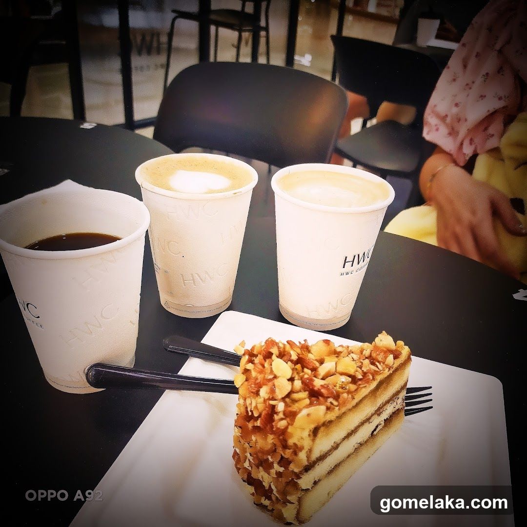 Coffee and Cake at a Café