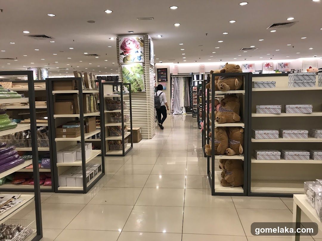 Interior of a retail store
