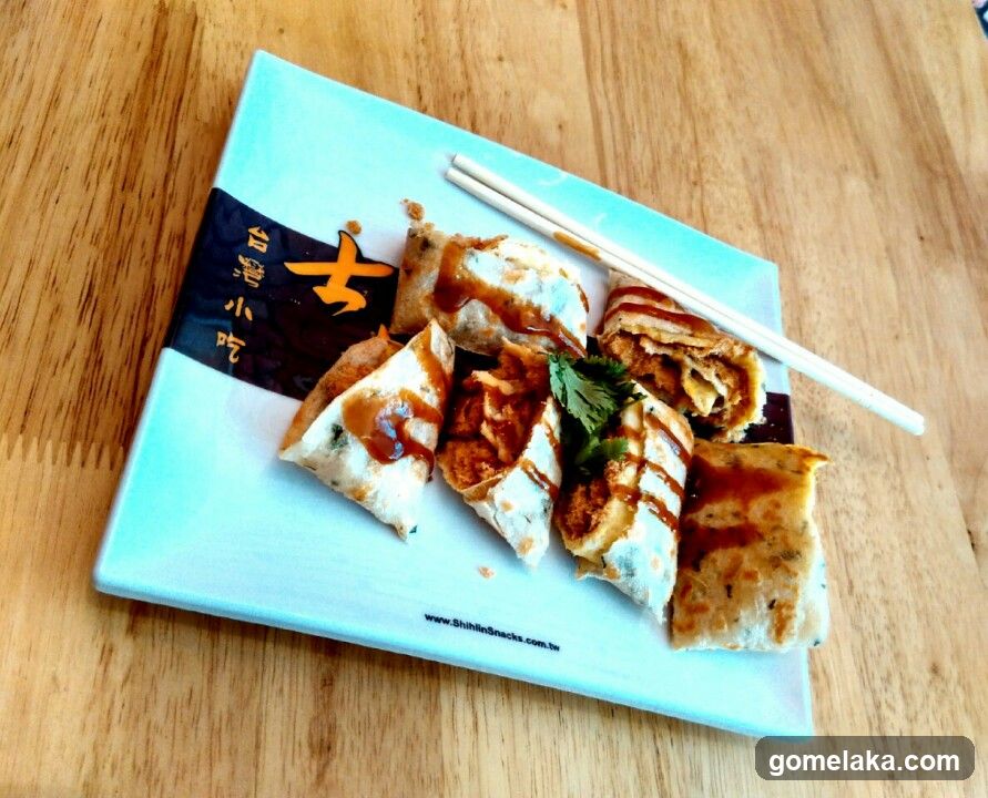 Food Plate with Dumplings