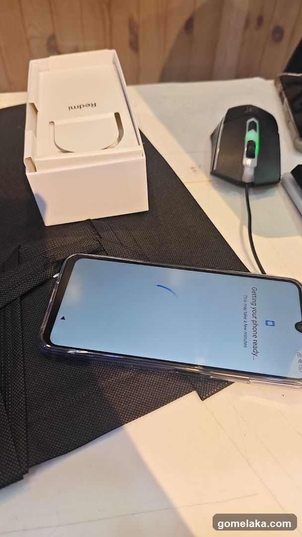 Redmi Phone Unboxing Setup