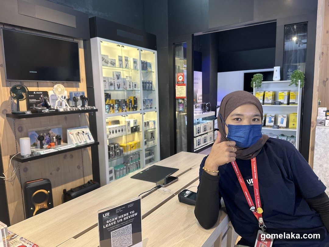 Store Interior with Staff Member