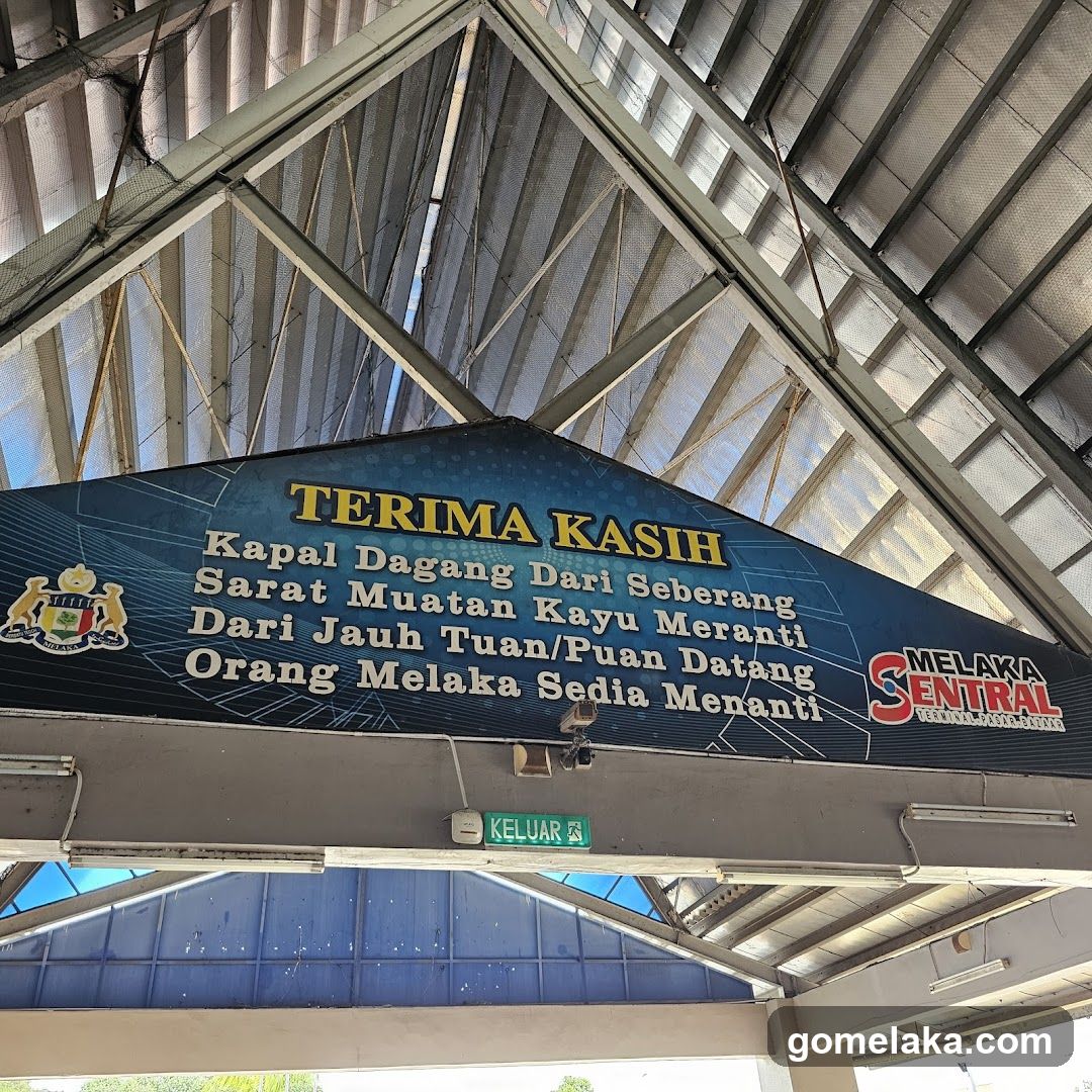Melaka Sentral Entrance Signage
