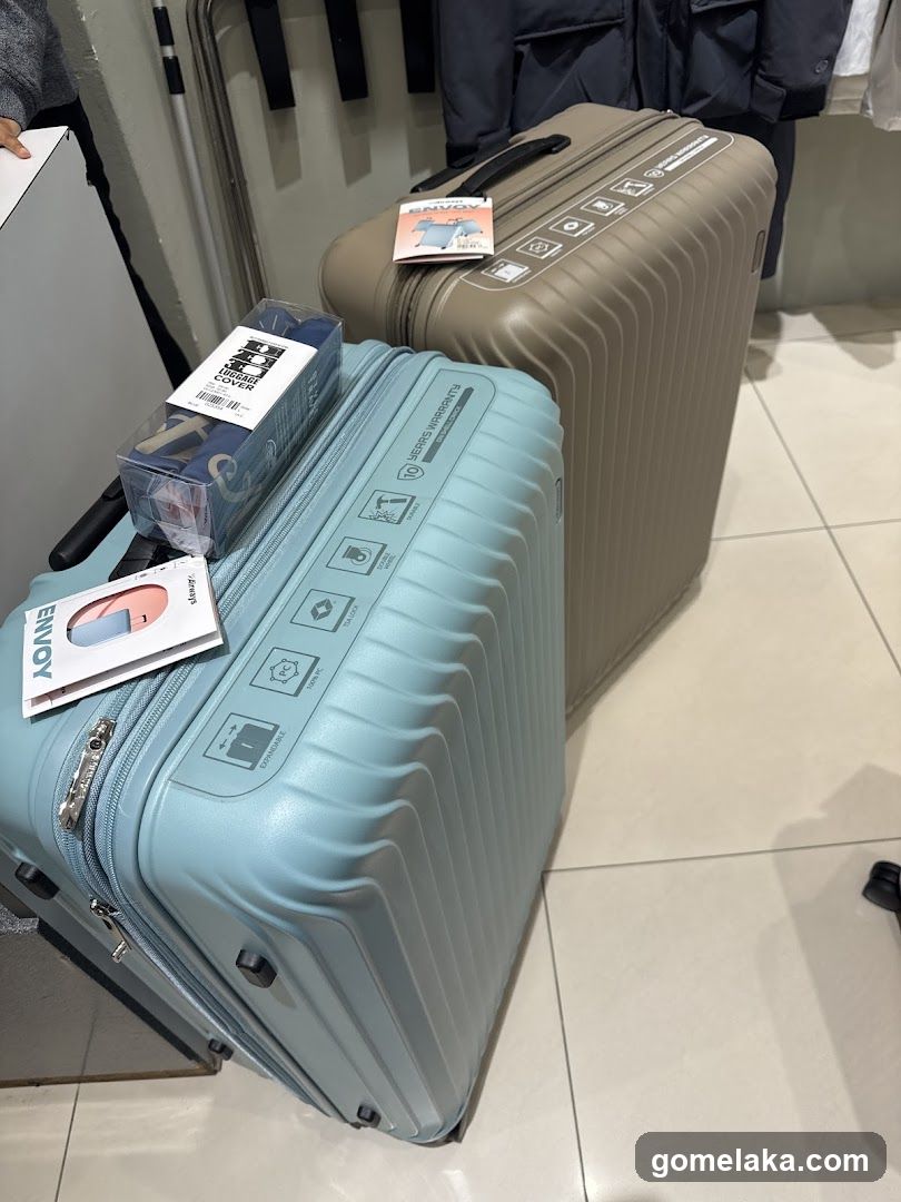 Luggage Display in Store