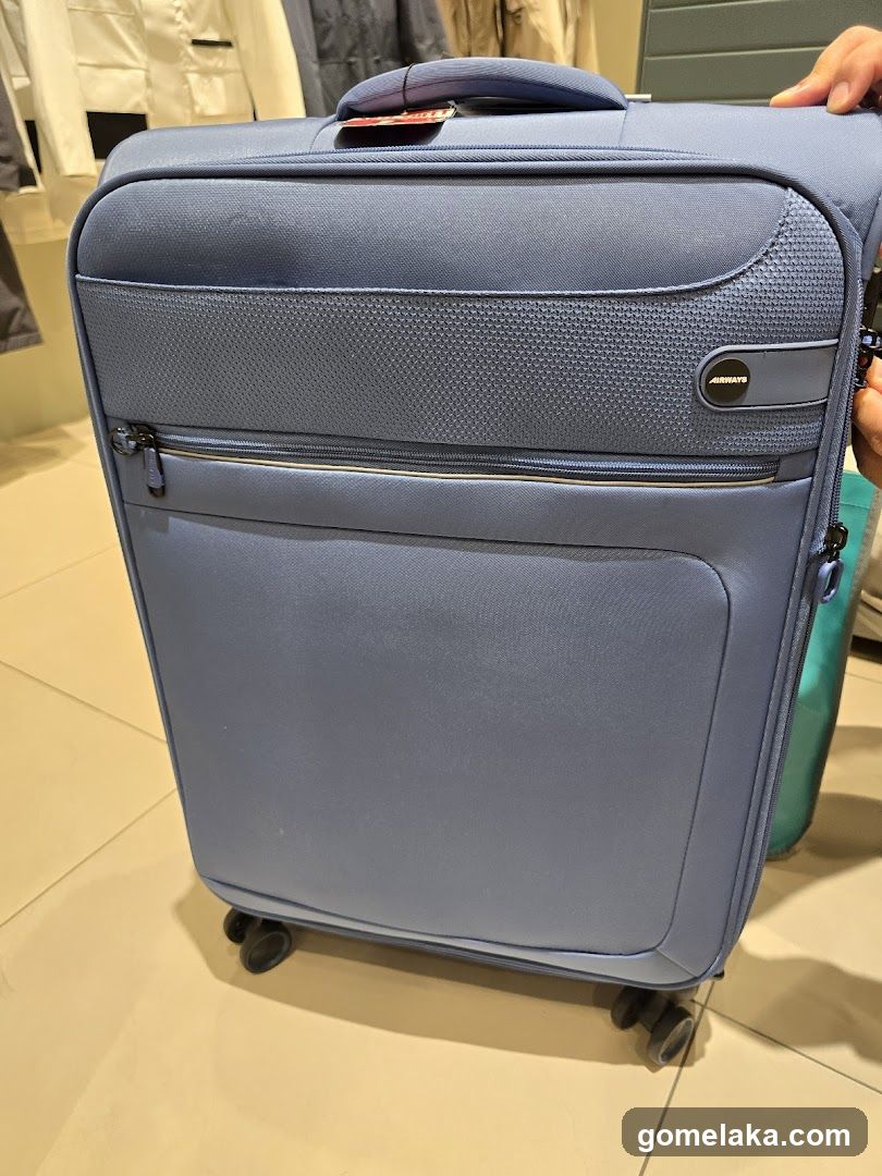 Blue Suitcase in Store